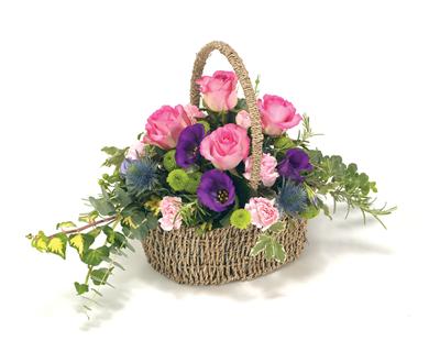 Basket Pink & Purple