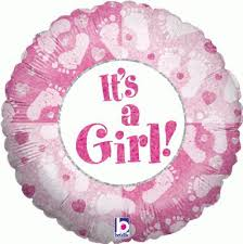 Its A Girl Balloon