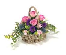 Basket Pink & Purple